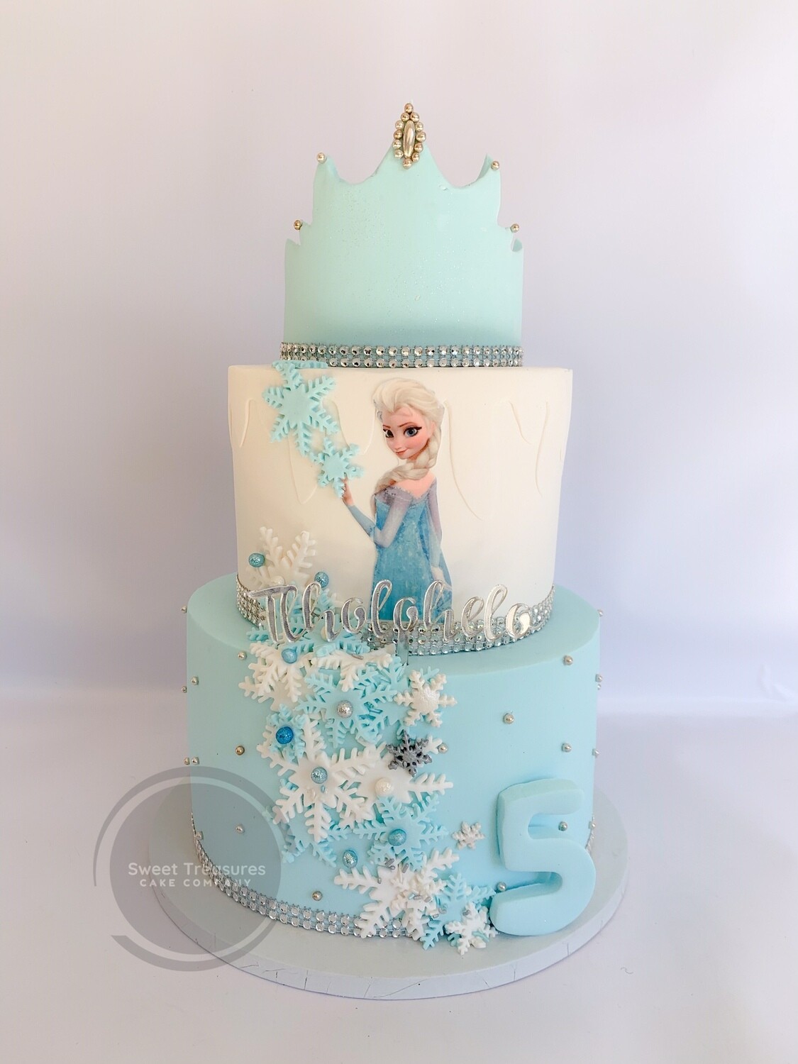 Frozen Themed 2 tier Cake