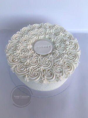 Simply Sweet Single Tier Celebration Cake
