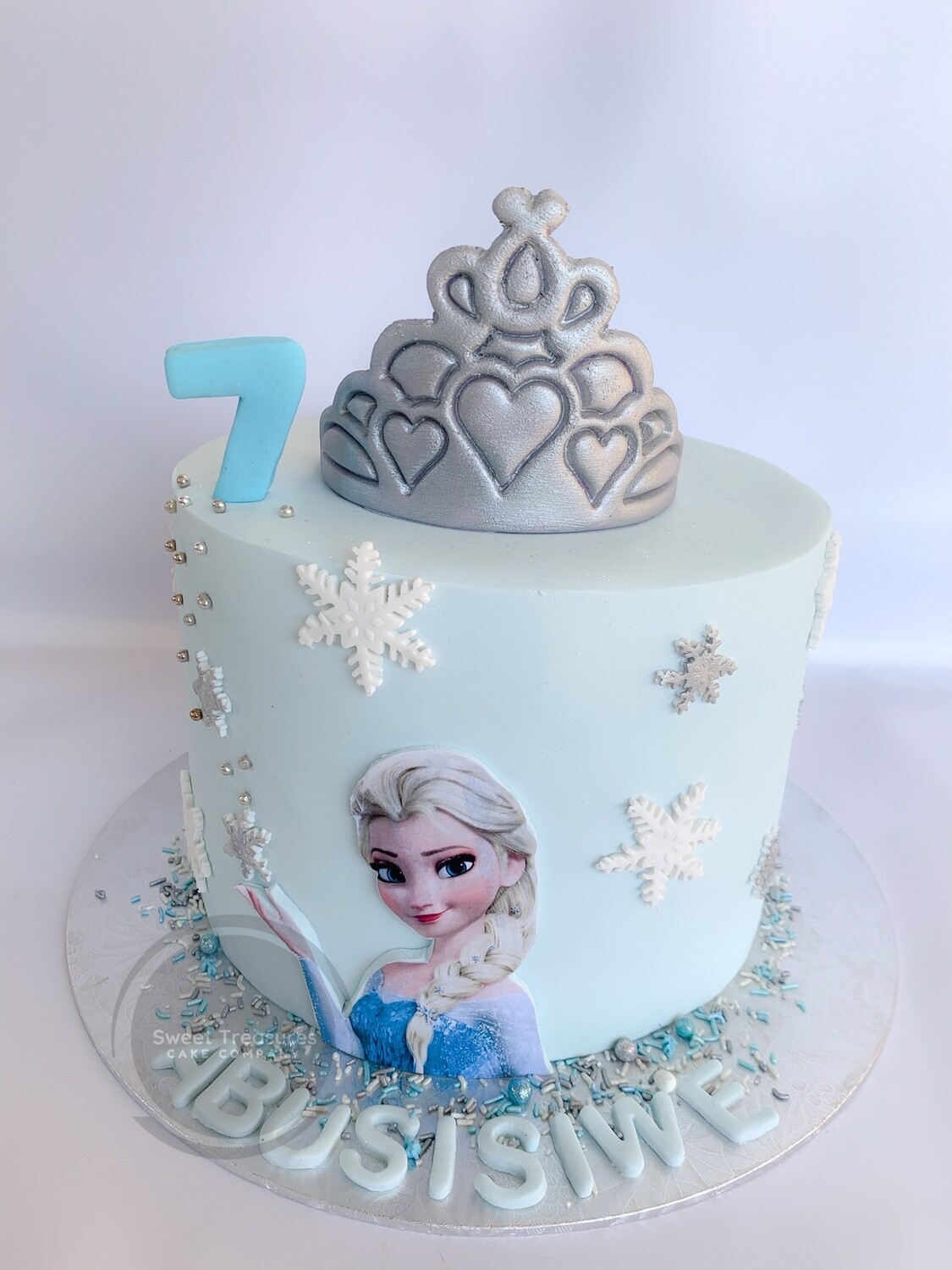 Frozen themed Single tier Cake
