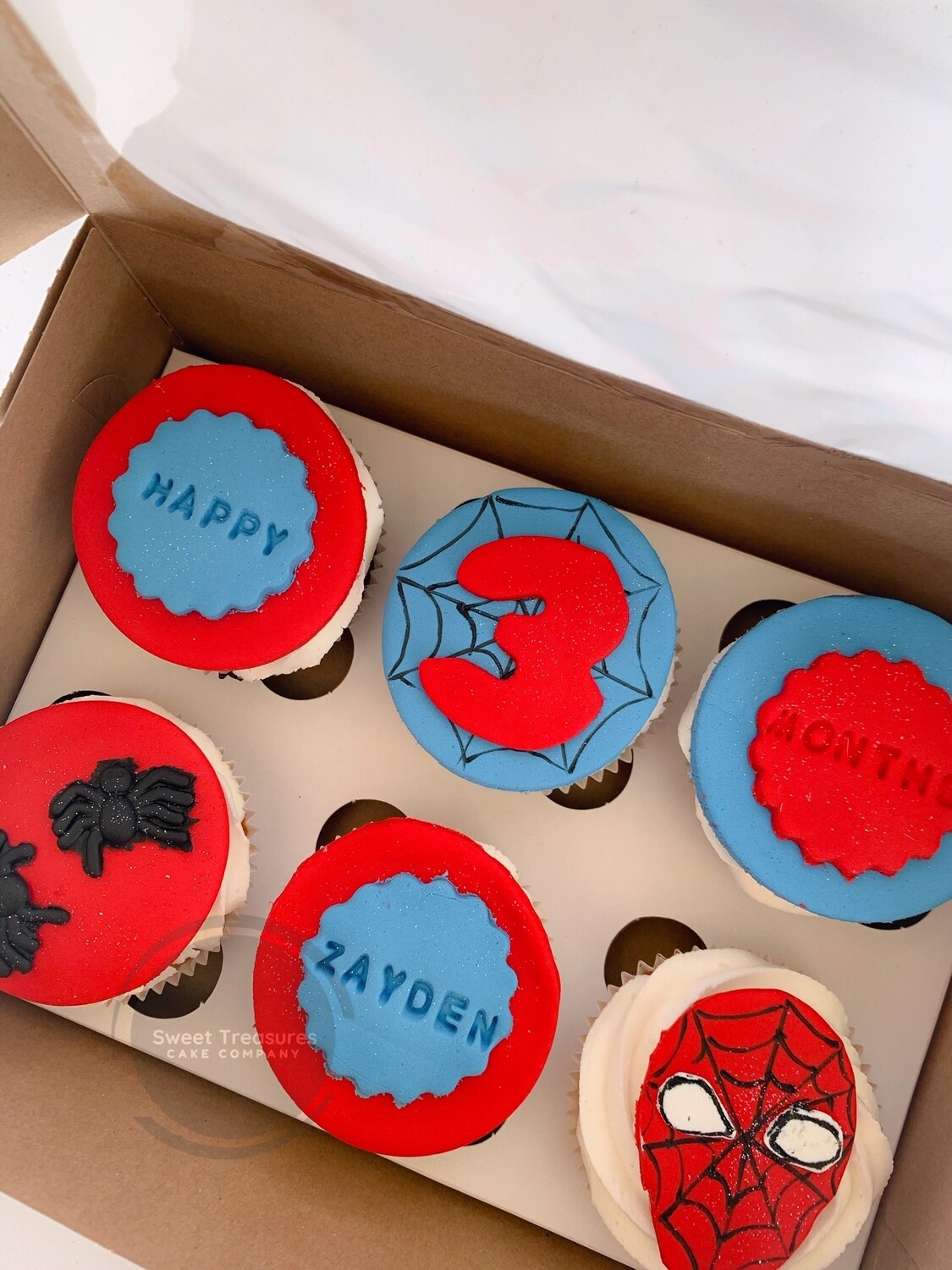Spiderman cupcakes