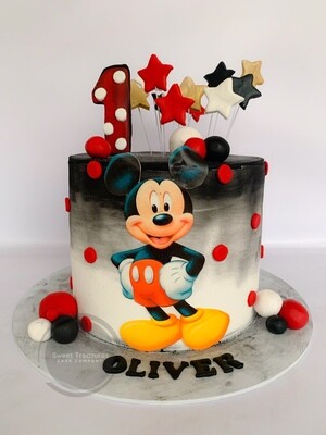 Mickey Mouse Single tier Cake