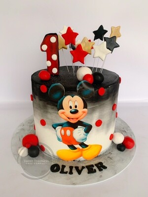 Mickey Mouse Single tier Cake