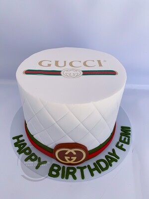 Gucci Inspired Single tier Cake