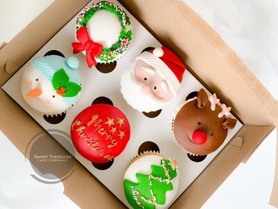 Christmas cupcakes