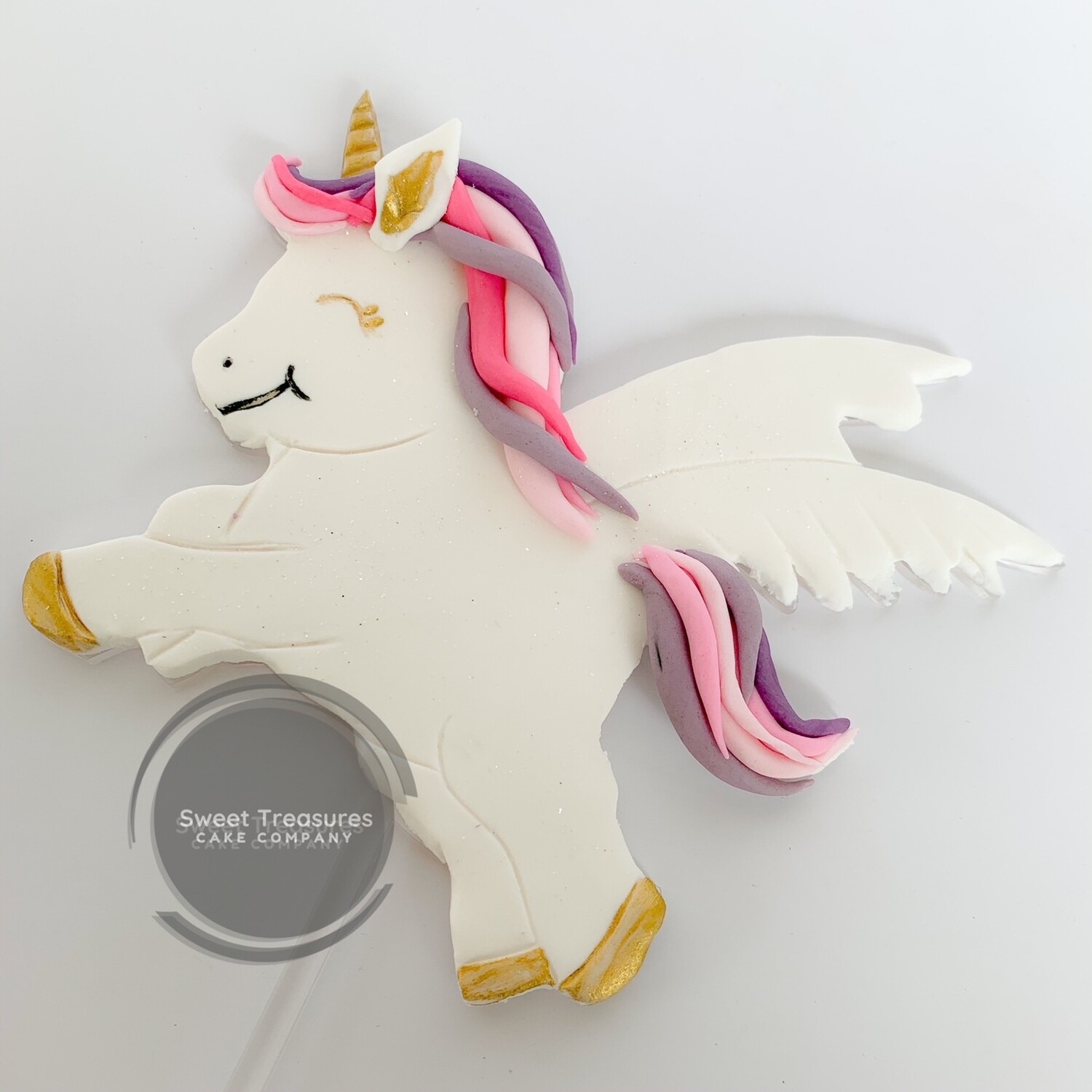 Acrylic unicorn topper