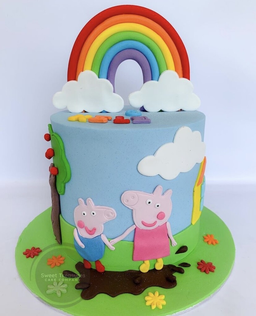 Peppa Pig Single tier cake