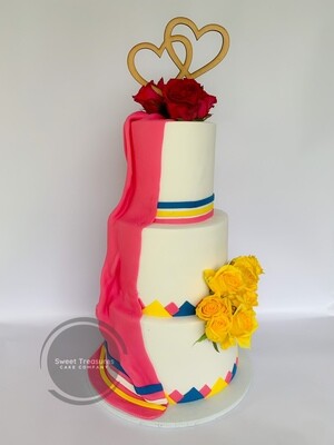 3 tier Traditional Wedding Cake quotation