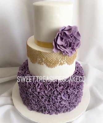 3 tier wedding Cake quotation