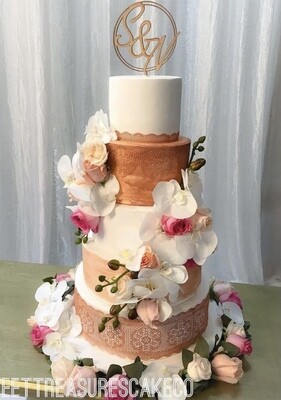 5 tier Wedding Cake quotation