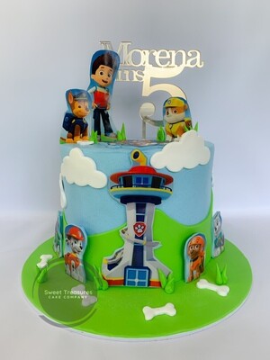 Paw Patrol Single tier Cake