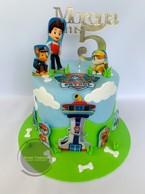 Paw Patrol Single tier Cake