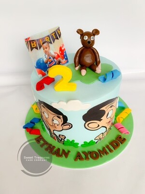 Mr Bean Single tier Cake