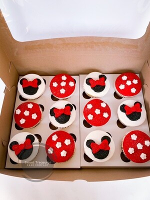 Minnie Mouse cupcakes