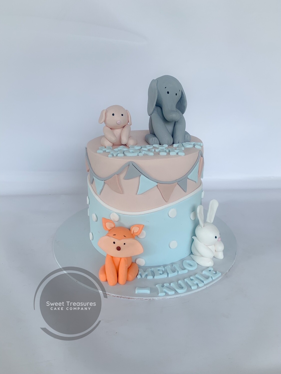 Safari Single tier Cake