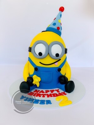 3d Minion Single tier Cake