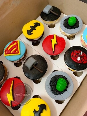 Superhero Cupcakes
