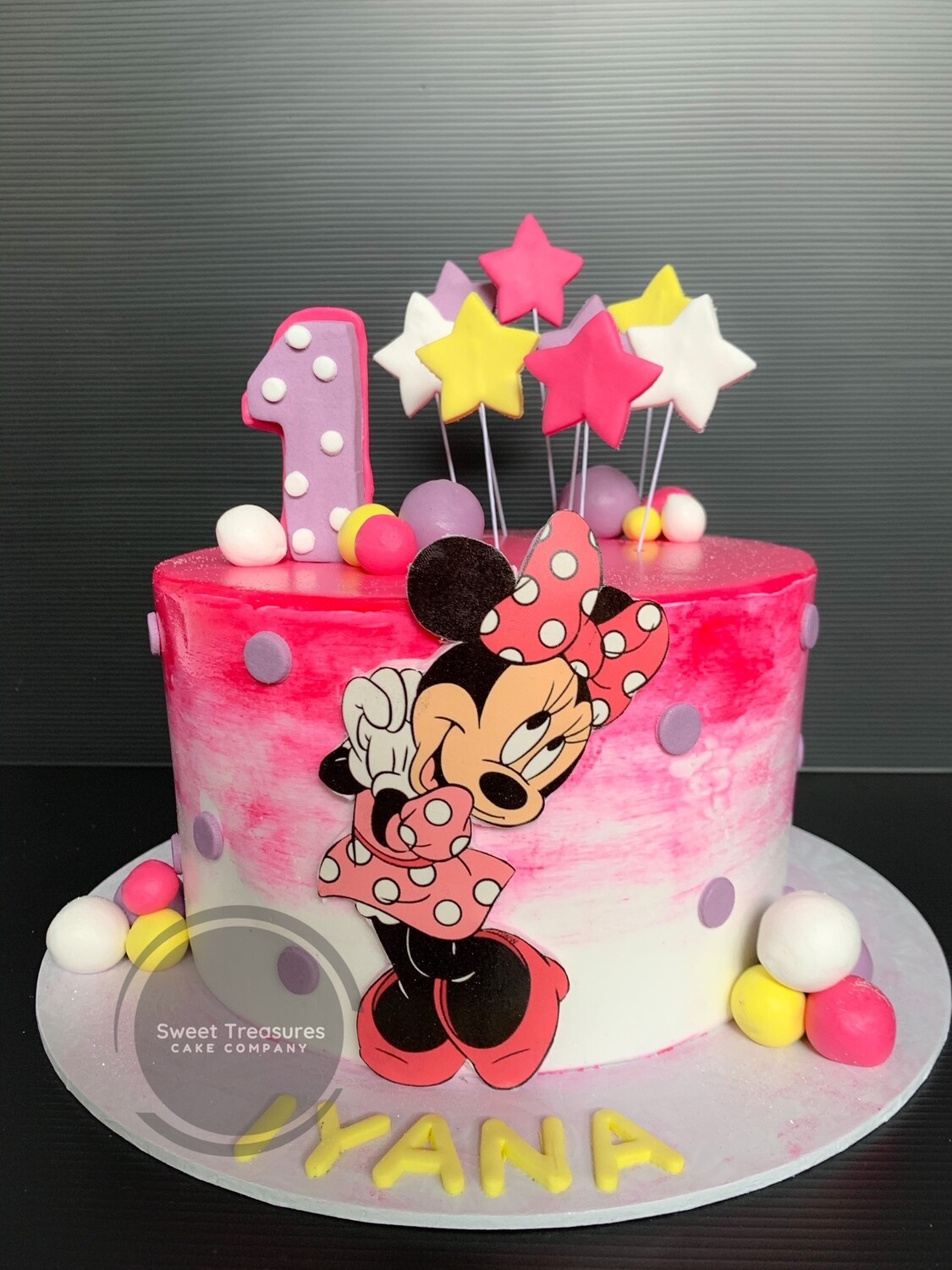 Minnie Mouse Single tier Cake