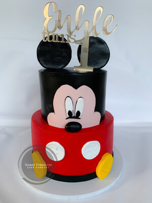 Mickey Mouse 2 tier Cake