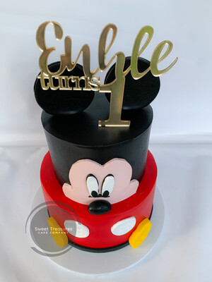 Mickey Mouse 2 tier Cake