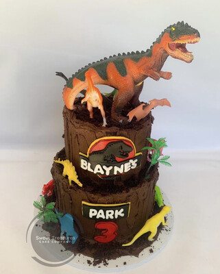 Jurassic World 2 tier Cake