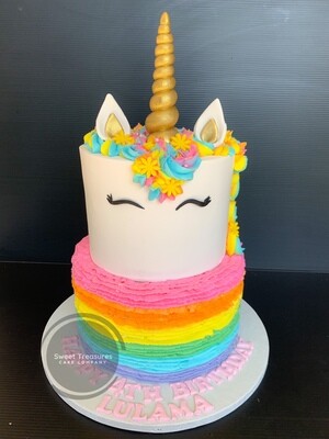 Unicorn 2 tier Cake
