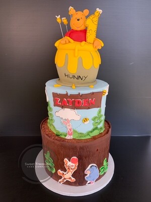Winnie the Pooh 3 tier Cake