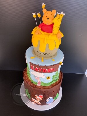 Winnie the Pooh 3 tier Cake