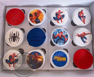 Spiderman cupcakes