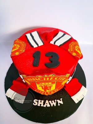 Manchester United Single tier Cake
