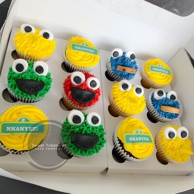 Sesame Street cupcakes