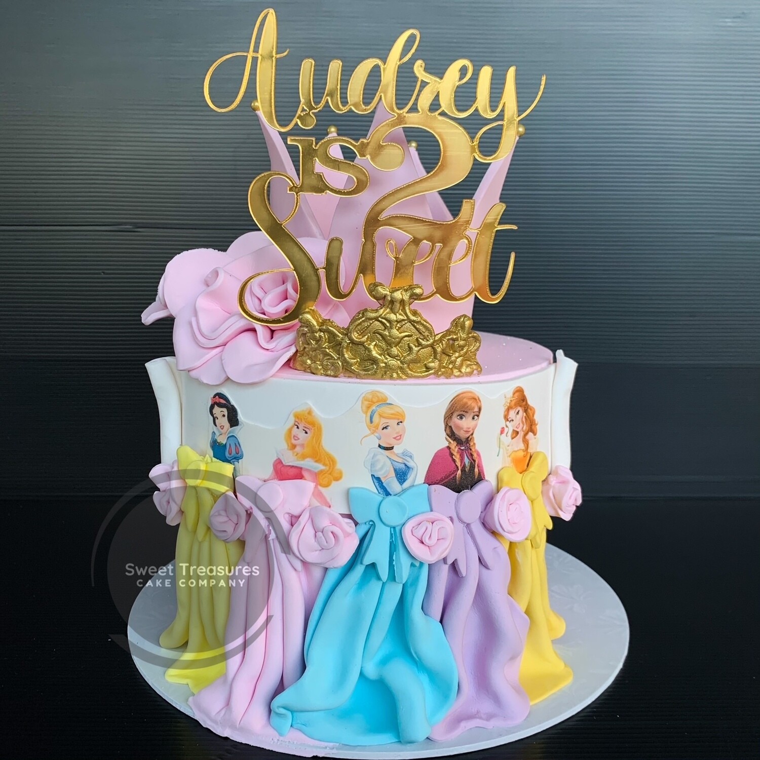 Princess Single tier Cake