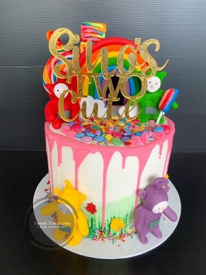 Teletubbie Single tier Cake