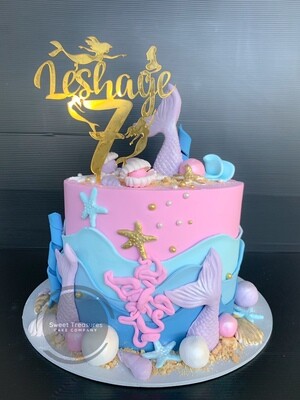 Mermaid Single tier cake