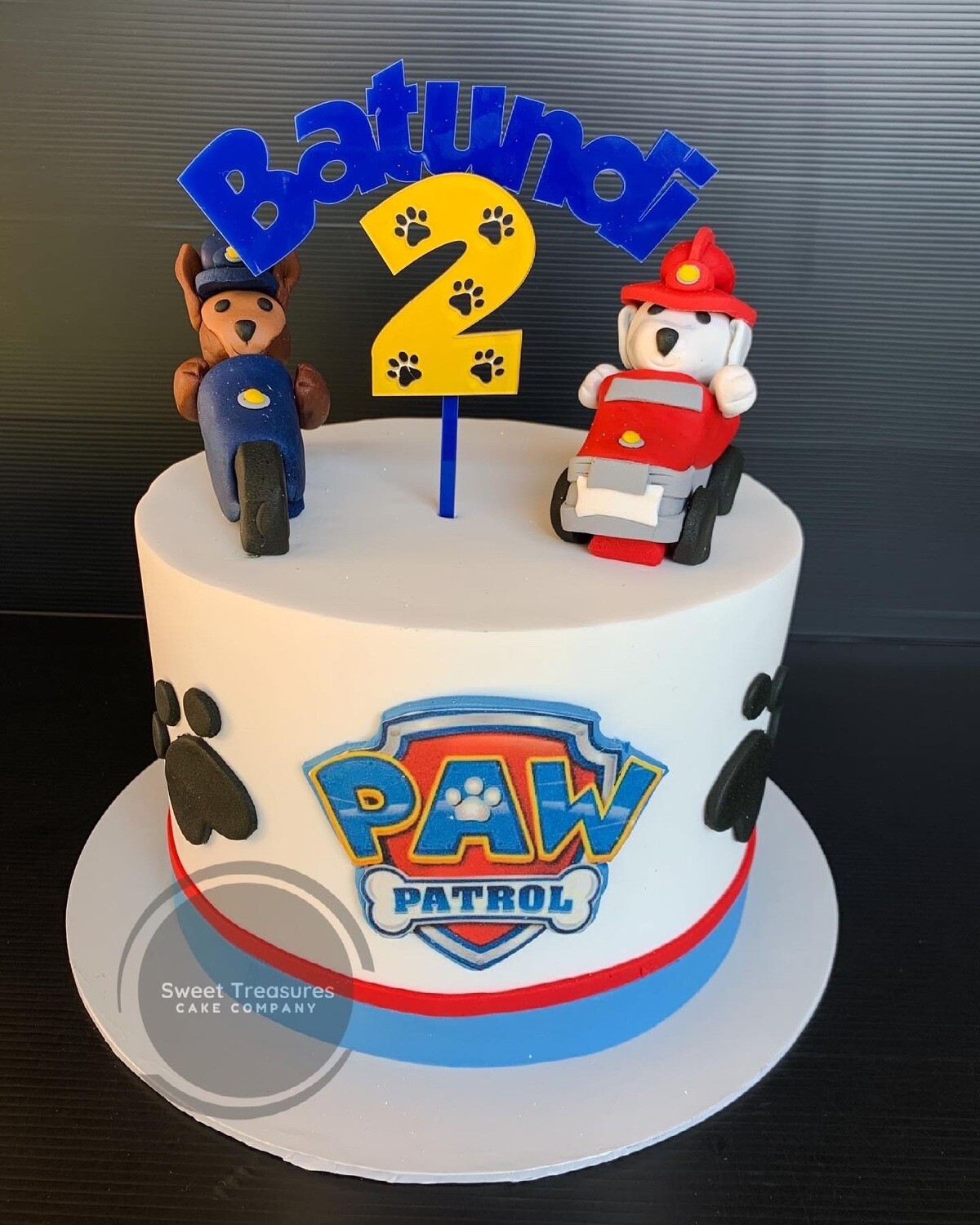 Paw Patrol Single tier Cake