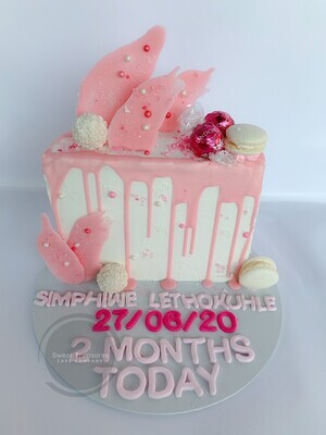 6 months Half birthday cake
