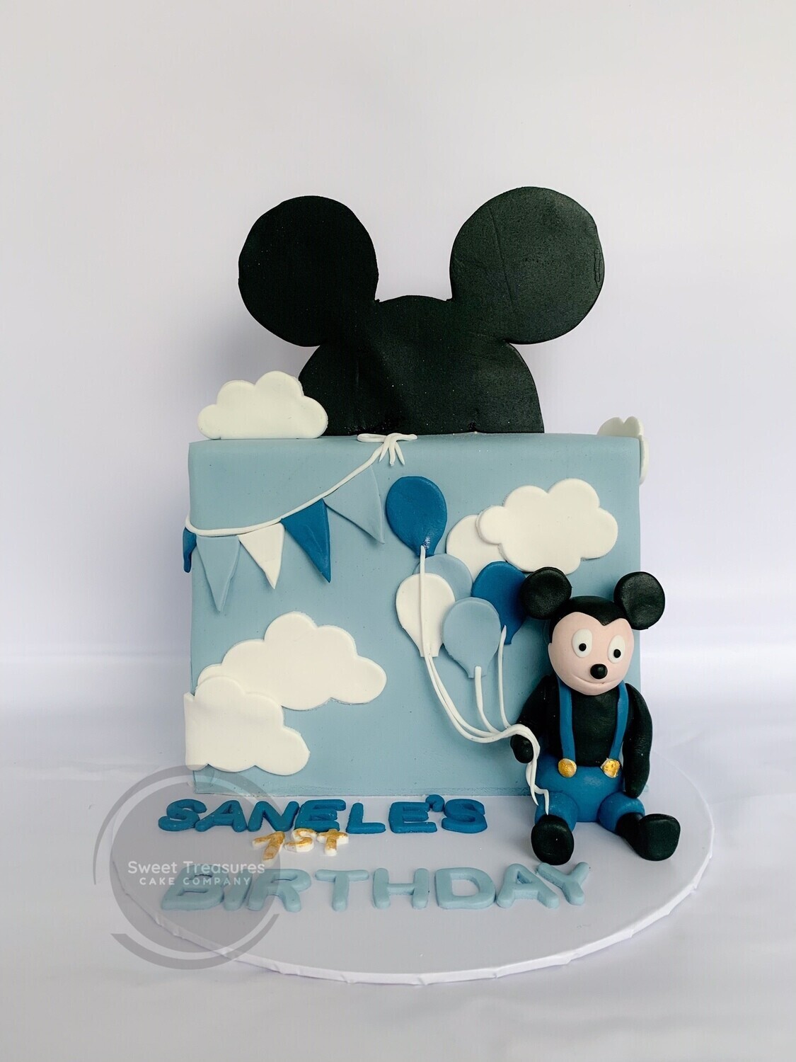 Mickey Mouse half birthday Cake