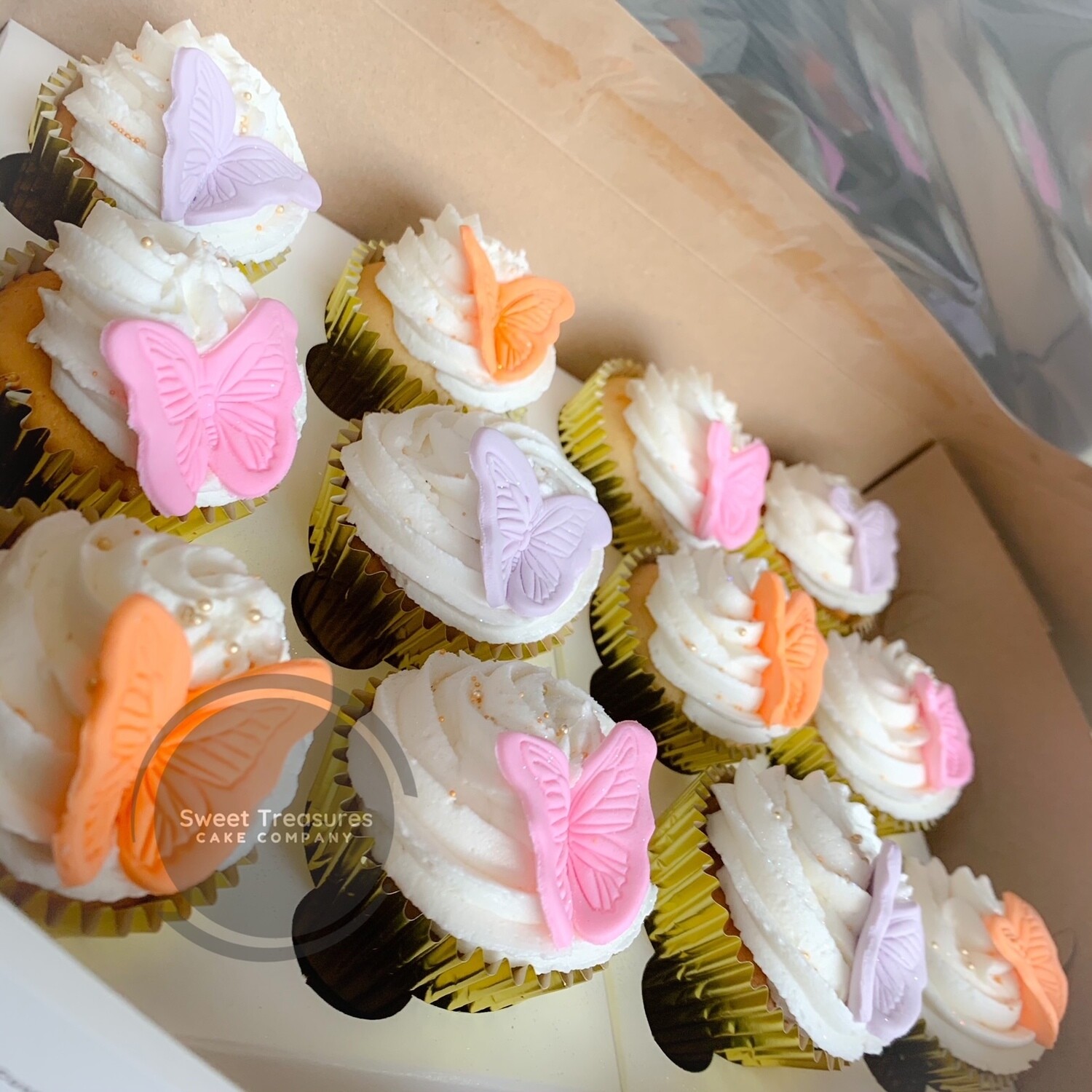 Fondant Butterfly cupcakes