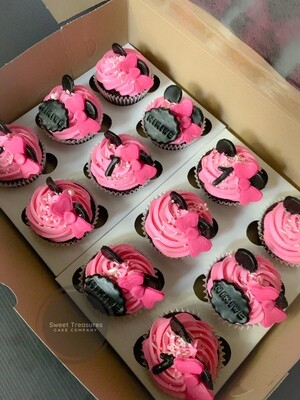 Minnie Mouse cupcakes