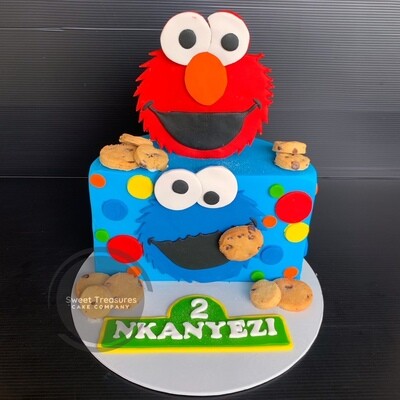 Sesame Street half birthday Cake