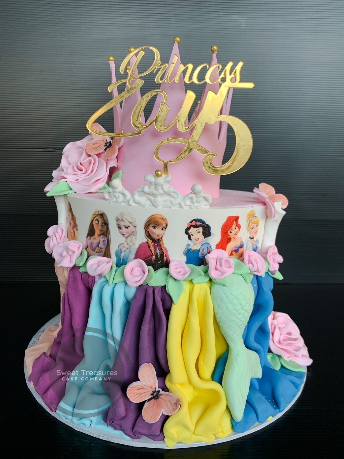 Princess Single tier Cake