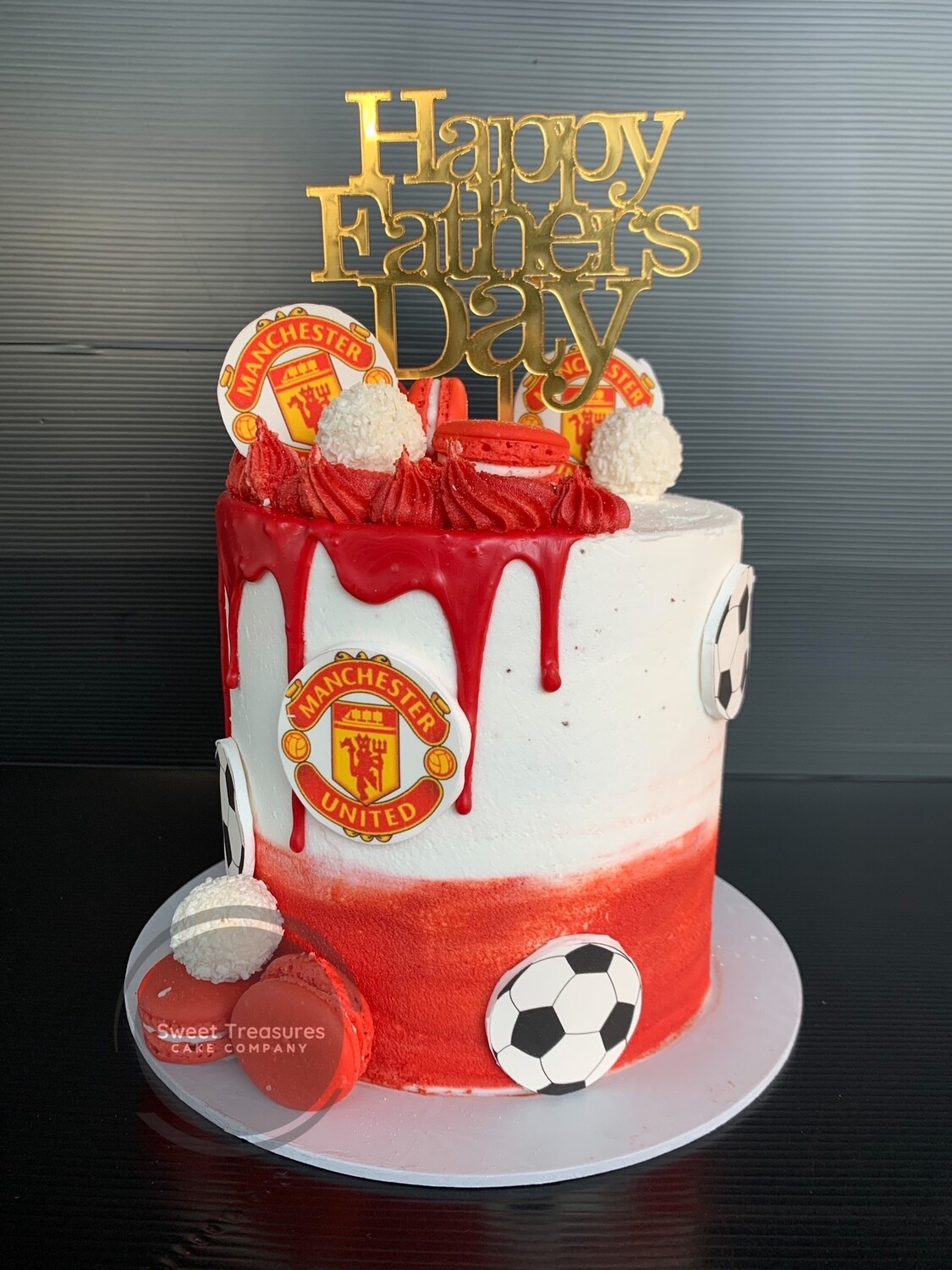 Manchester United Single tier Cake