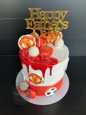 Manchester United Single tier Cake