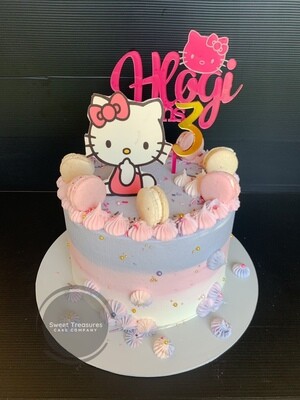 Hello Kitty Single tier cake