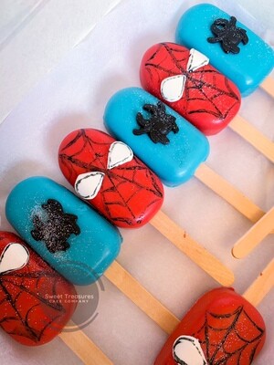 Spiderman Cakesicles