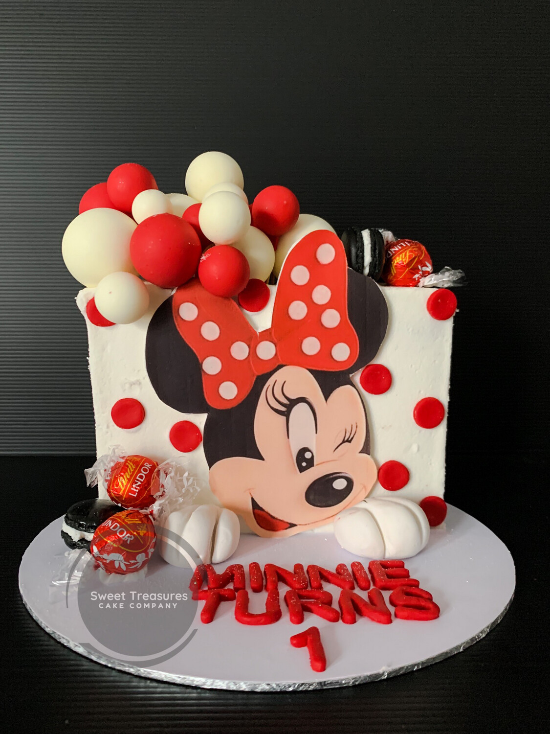 Minnie Mouse half birthday Cake