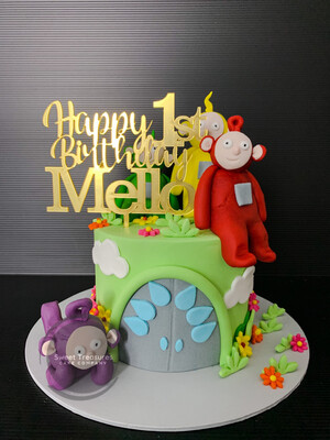 Teletubbie Single tier Cake