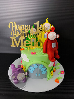 Teletubbie Single tier Cake