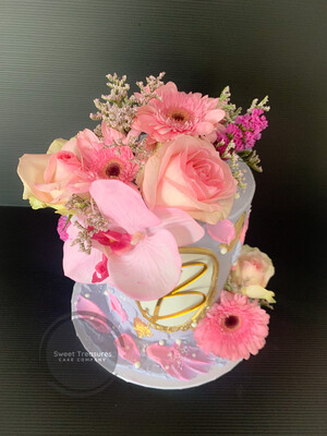 Orchards buttercream Single tier cake