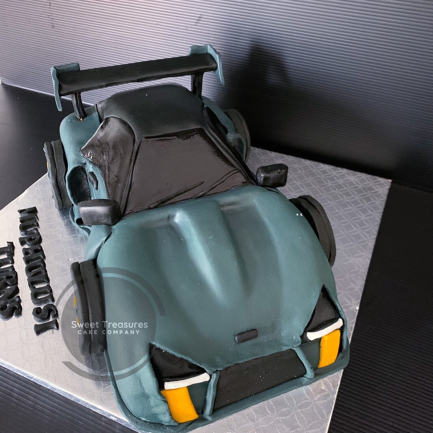 3d Race Car Single tier cake