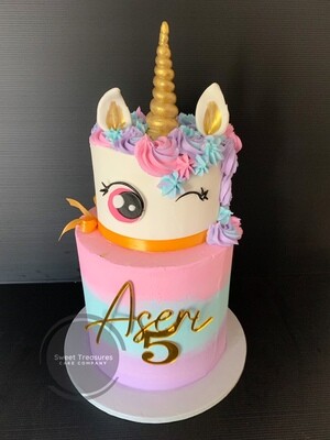 Unicorn 2 tier Cake